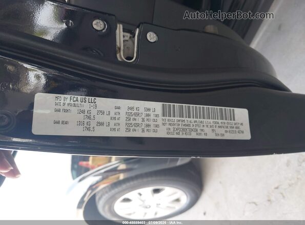 3C4PDCBB2KT694330 2019 DODGE JOURNEY Черный Вид подкапотного пространства