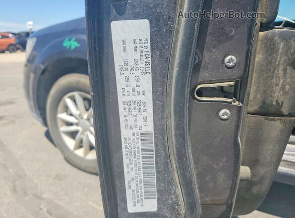 3C4PDCBB3GT166304 2016 DODGE JOURNEY Угольный Вид наклейки с VIN-кодом