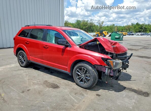 3C4PDCBB3KT718019 2019 DODGE JOURNEY Red Przód prawy