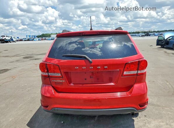 3C4PDCBB3KT718019 2019 DODGE JOURNEY Red Widok z tyłu