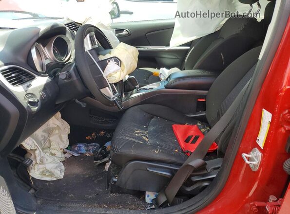 3C4PDCBB3KT718019 2019 DODGE JOURNEY Red Widok wnętrza z przodu
