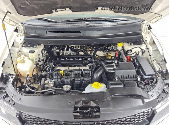 3C4PDCBB4KT758755 2019 DODGE JOURNEY White Vista del compartimento del motor
