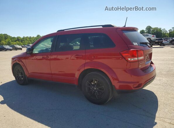 3C4PDCBB4KT861187 2019 DODGE JOURNEY Red Tył lewy