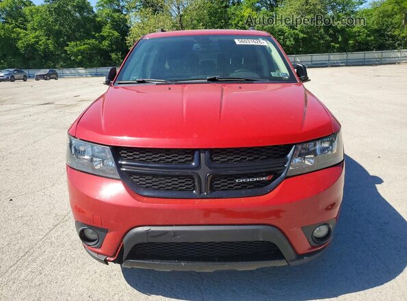 3C4PDCBB4KT861187 2019 DODGE JOURNEY Red Widok z przodu