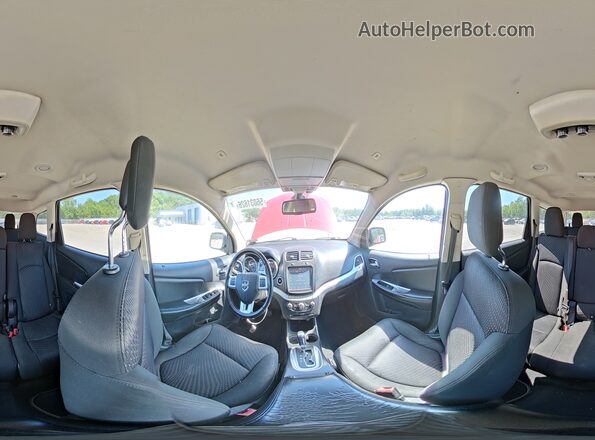 3C4PDCBB4KT861187 2019 DODGE JOURNEY Red Widok wnętrza 360 stopni