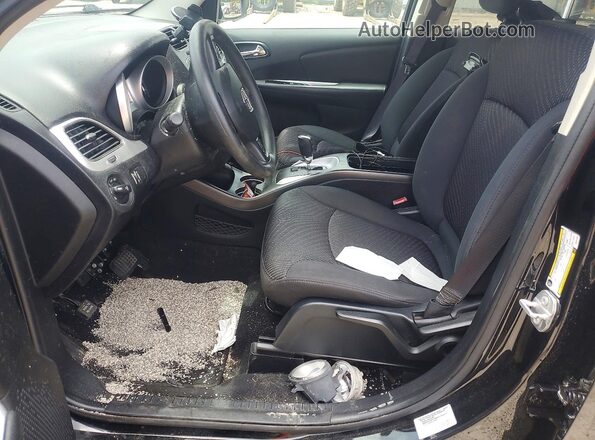 3C4PDCBB5HT517165 2017 DODGE JOURNEY Black Вид салону спереду