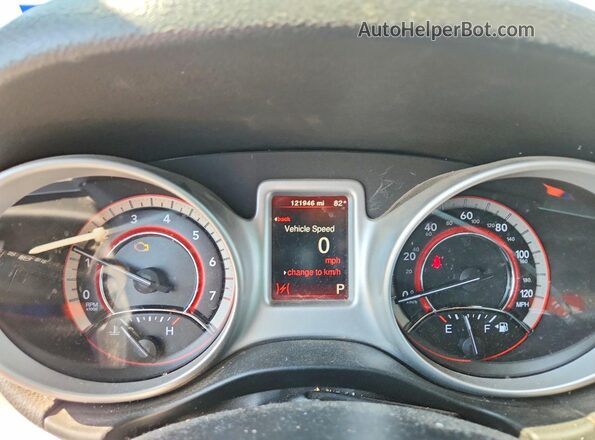 3C4PDCBB5HT539229 2017 DODGE JOURNEY White Սարքավորումների վահանակի տեսք