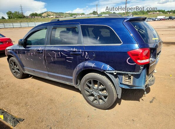 3C4PDCBB6HT564074 2017 DODGE JOURNEY Blue Trasero izquierdo