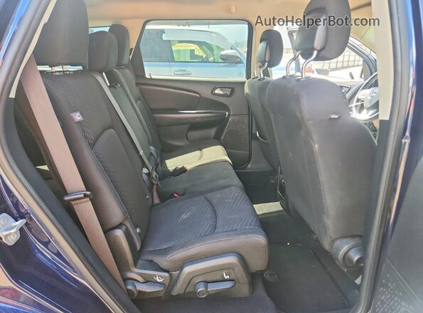 3C4PDCBB6HT564074 2017 DODGE JOURNEY Blue Vista interior trasera