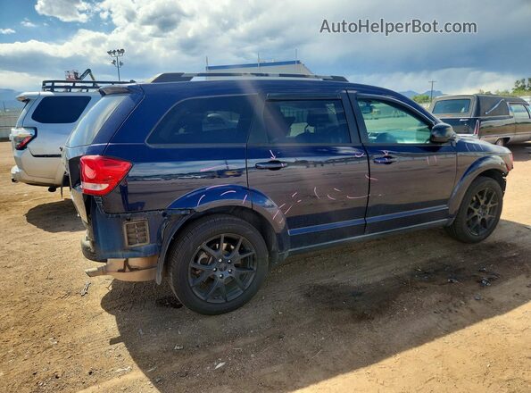 3C4PDCBB6HT564074 2017 DODGE JOURNEY Blue Trasero derecho