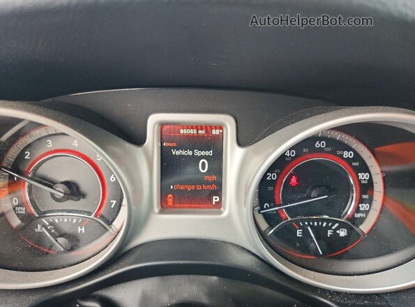 3C4PDCBB6HT588469 2017 DODGE JOURNEY Gray Vista del cuadro de instrumentos