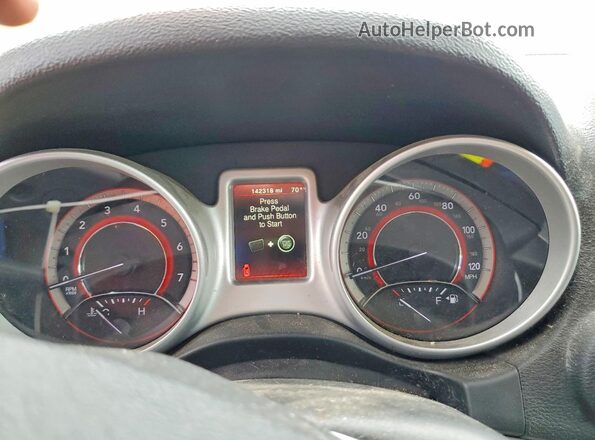 3C4PDCBB6HT608011 2017 DODGE JOURNEY Gray Instrument cluster view