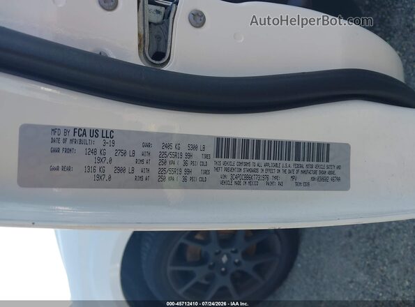 3C4PDCBB6KT731976 2019 DODGE JOURNEY White Widok komory silnika