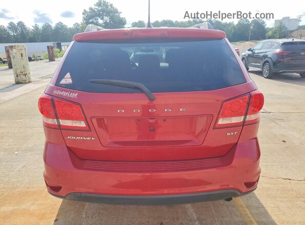 3C4PDCBB7HT701510 2017 DODGE JOURNEY Red უკანა ხედი