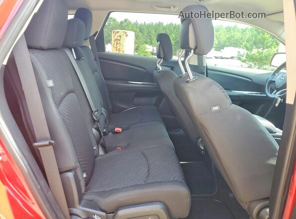 3C4PDCBB7HT701510 2017 DODGE JOURNEY Red უკანა სალონის ხედი