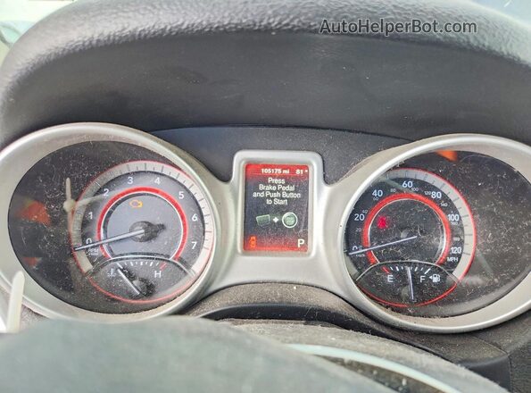 3C4PDCBB8KT681274 2019 DODGE JOURNEY Blue Instrument cluster view