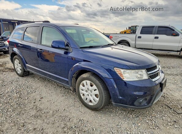 3C4PDCBB8KT681274 2019 DODGE JOURNEY Blue Front right