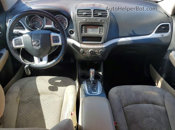 3C4PDCBB9HT527052 2017 DODGE JOURNEY Red Dashboard view
