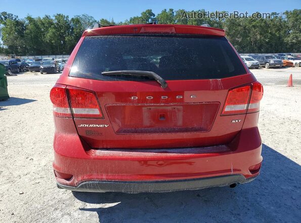 3C4PDCBB9HT527052 2017 DODGE JOURNEY Red Rear view