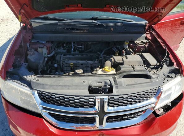 3C4PDCBB9HT527052 2017 DODGE JOURNEY Red Engine compartment view