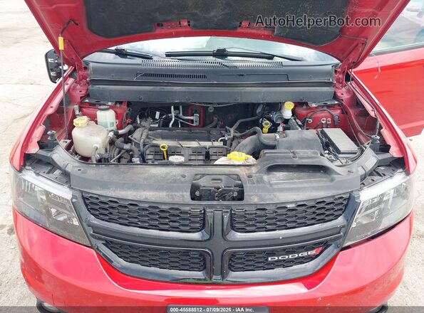 3C4PDCBB9KT844658 2019 DODGE JOURNEY Red Вид ззаду
