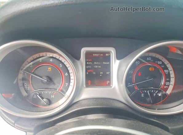 3C4PDCBB9KT844840 2019 DODGE JOURNEY Charcoal Widok zestawu wskaźników