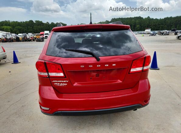 3C4PDCBBXKT719717 2019 DODGE JOURNEY Red Rear view