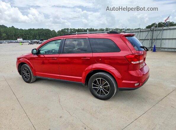 3C4PDCBBXKT719717 2019 DODGE JOURNEY Red Rear left