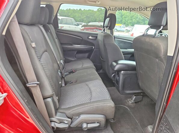 3C4PDCBBXKT719717 2019 DODGE JOURNEY Red Rear interior view
