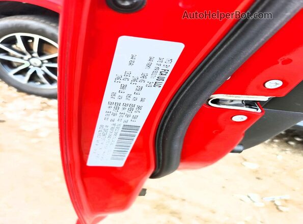 3C4PDCBBXKT719717 2019 DODGE JOURNEY Red VIN sticker view