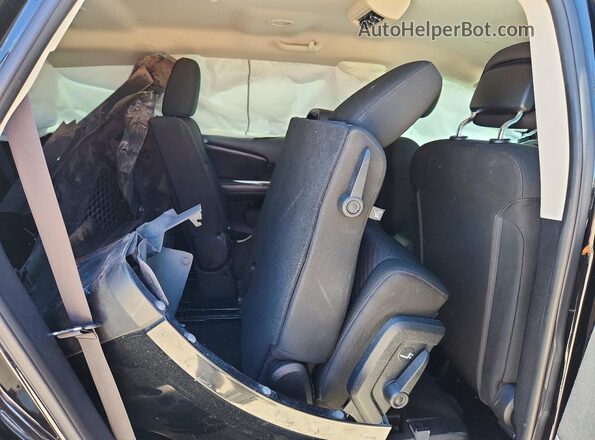 3C4PDCBBXKT820997 2019 DODGE JOURNEY Black უკანა სავარძლების ხედი