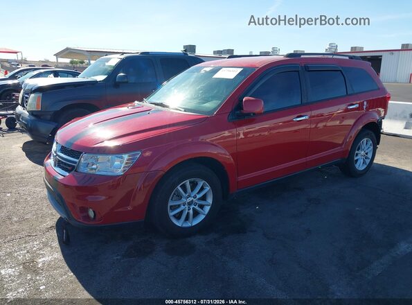 3C4PDCBG0GT102295 2016 DODGE JOURNEY Red Przód lewy