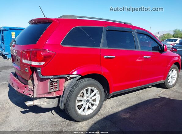 3C4PDCBG0GT102295 2016 DODGE JOURNEY Red Widok wnętrza z tyłu