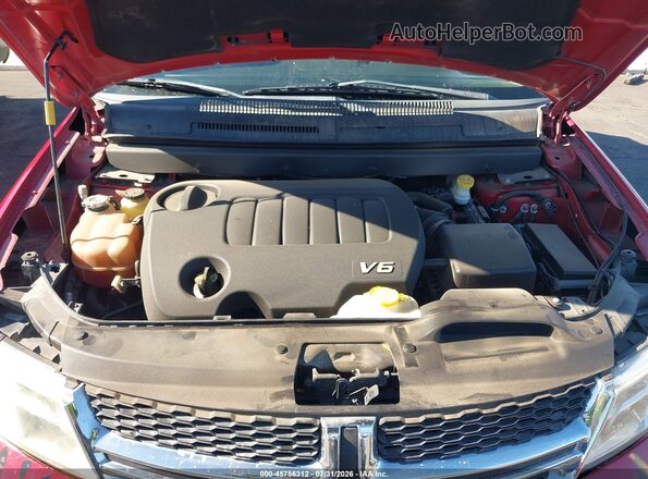 3C4PDCBG0GT102295 2016 DODGE JOURNEY Red Widok z tyłu