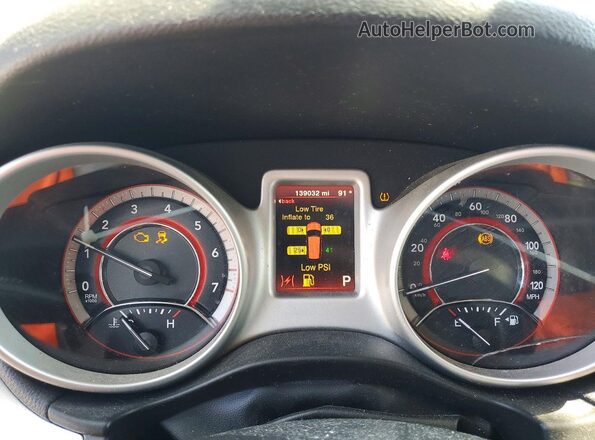 3C4PDCBG0HT511205 2017 DODGE JOURNEY Black Vista del cuadro de instrumentos