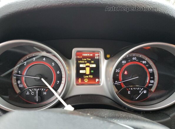3C4PDCBG0HT534399 2017 DODGE JOURNEY Gray Instrument cluster view