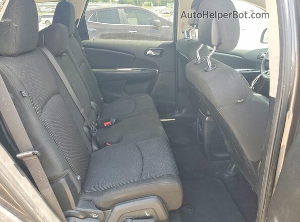 3C4PDCBG1GT137864 2016 DODGE JOURNEY Black Вид задньої частини салону