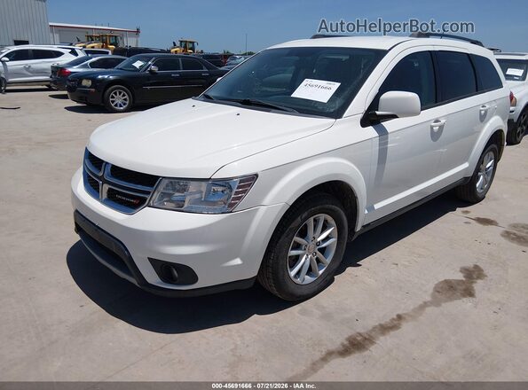 3C4PDCBG1GT214510 2016 DODGE JOURNEY White Vista tres cuartos delantera izquierda