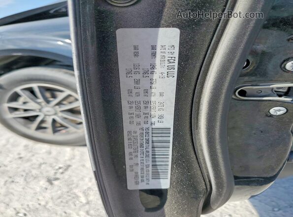 3C4PDCBG1KT750768 2019 DODGE JOURNEY Black Вид наклейки з VIN-кодом