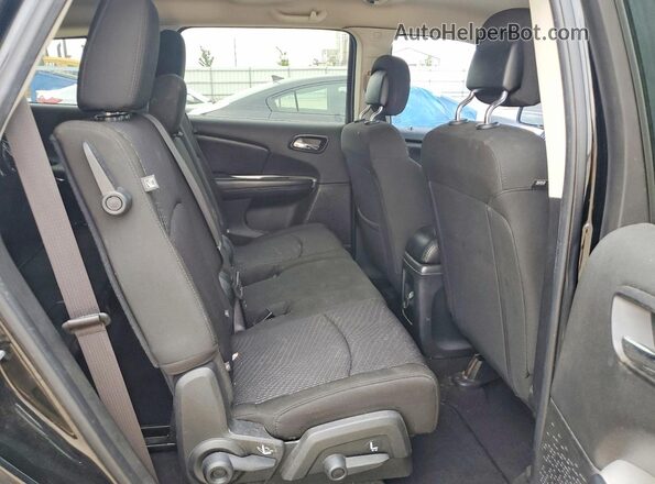 3C4PDCBG1KT844987 2019 DODGE JOURNEY Черный Вид задней части салона