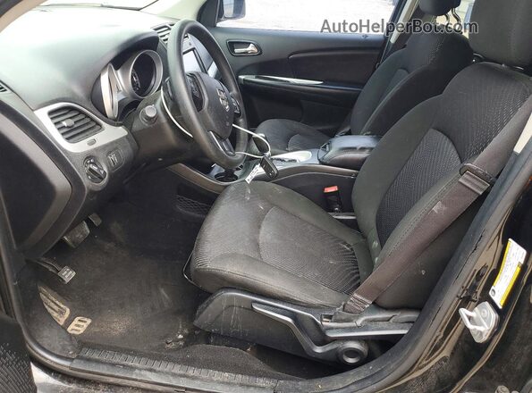3C4PDCBG1KT844987 2019 DODGE JOURNEY Черный Вид салона спереди