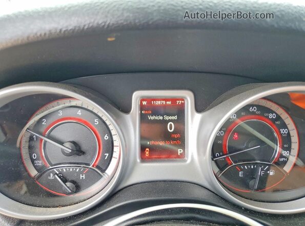 3C4PDCBG1KT844987 2019 DODGE JOURNEY Черный Вид щитка приборов