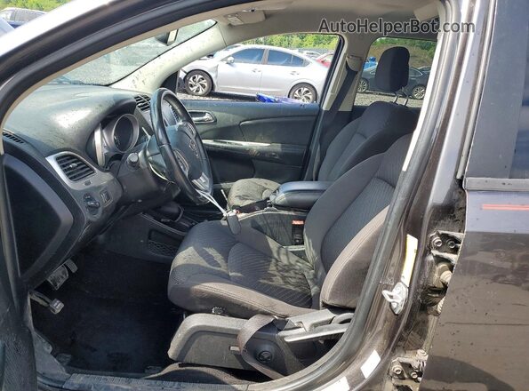 3C4PDCBG2HT554766 2017 DODGE JOURNEY Charcoal Вид салону спереду