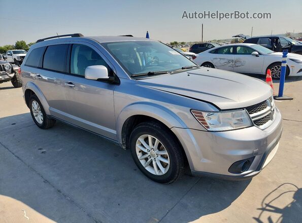 3C4PDCBG3HT509206 2017 DODGE JOURNEY Серебряный Передняя правая четверть