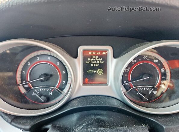 3C4PDCBG3HT509206 2017 DODGE JOURNEY Серебряный Вид щитка приборов