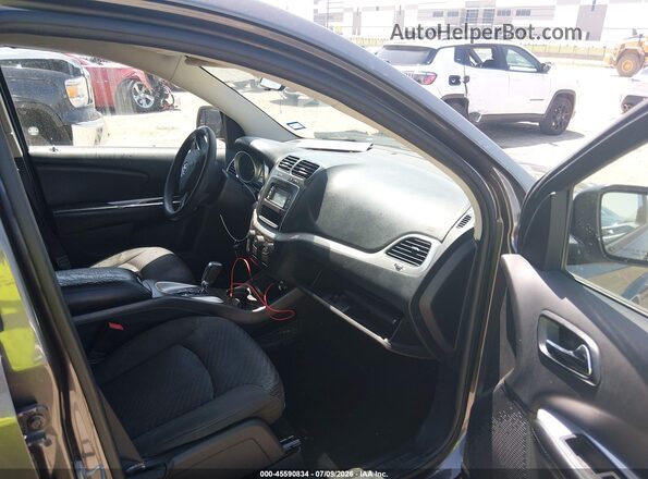 3C4PDCBG3HT509528 2017 DODGE JOURNEY Gray Вид салону спереду