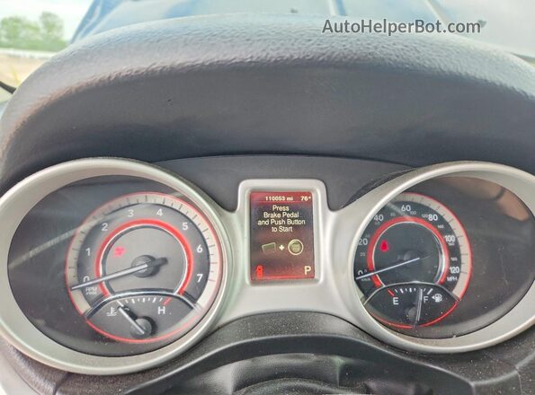 3C4PDCBG3HT509576 2017 DODGE JOURNEY Black Սարքավորումների վահանակի տեսք