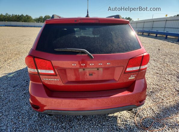 3C4PDCBG3HT515636 2017 DODGE JOURNEY Red Вид ззаду