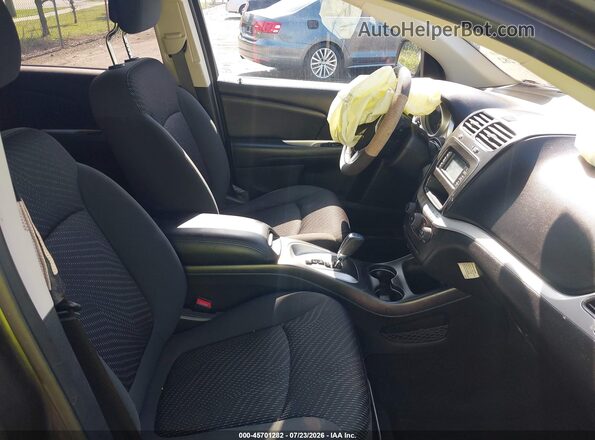 3C4PDCBG3JT476343 2018 DODGE JOURNEY Black Вид салону спереду