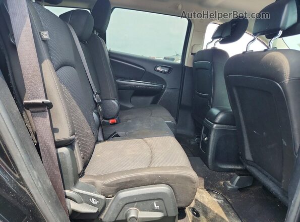 3C4PDCBG4HT518643 2017 DODGE JOURNEY Черный Вид задней части салона
